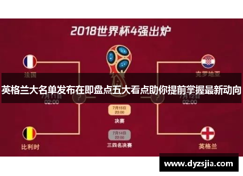 英格兰大名单发布在即盘点五大看点助你提前掌握最新动向